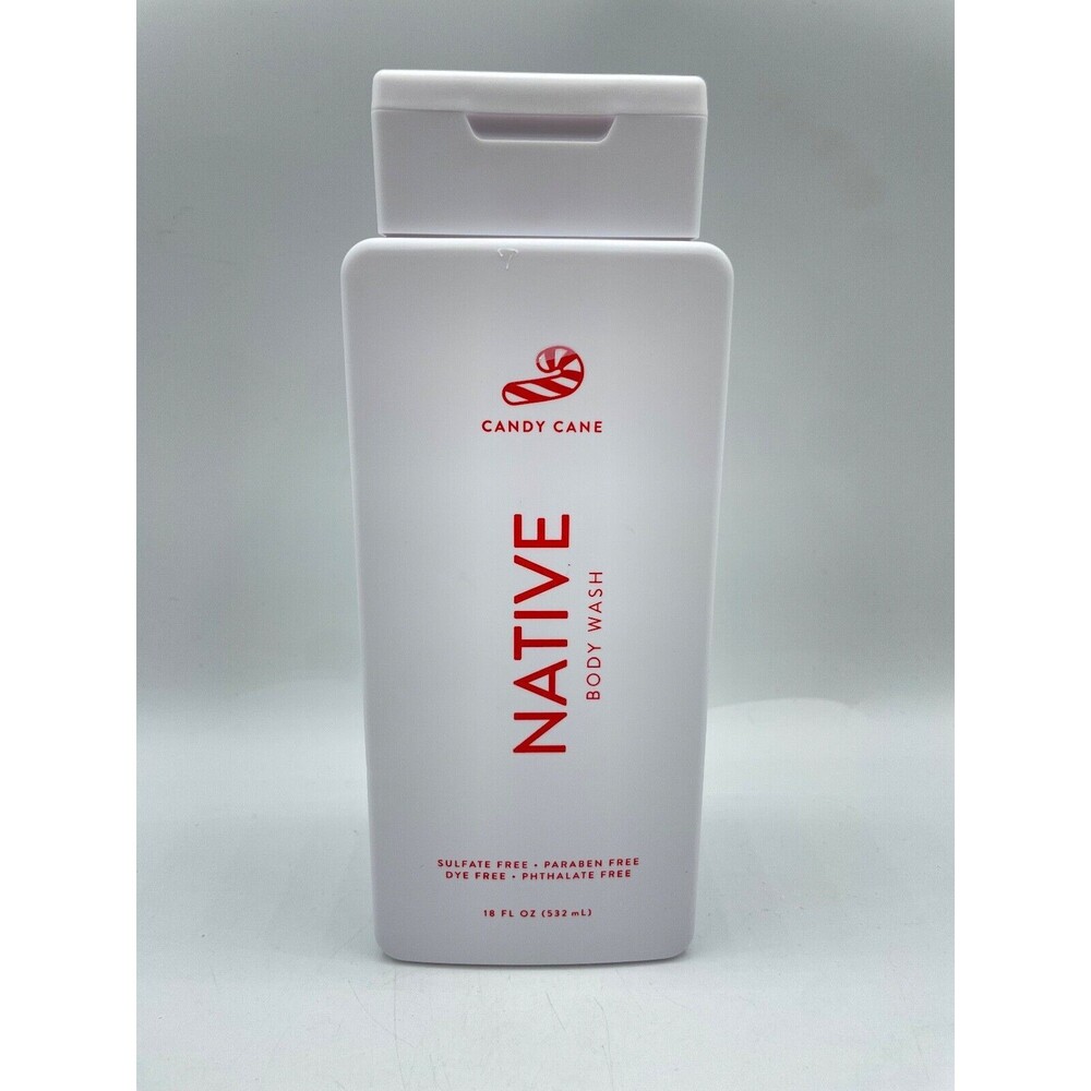 Native Body Wash Candy Cane Limited Edition 18 Oz Sulfate-Free  Bs272